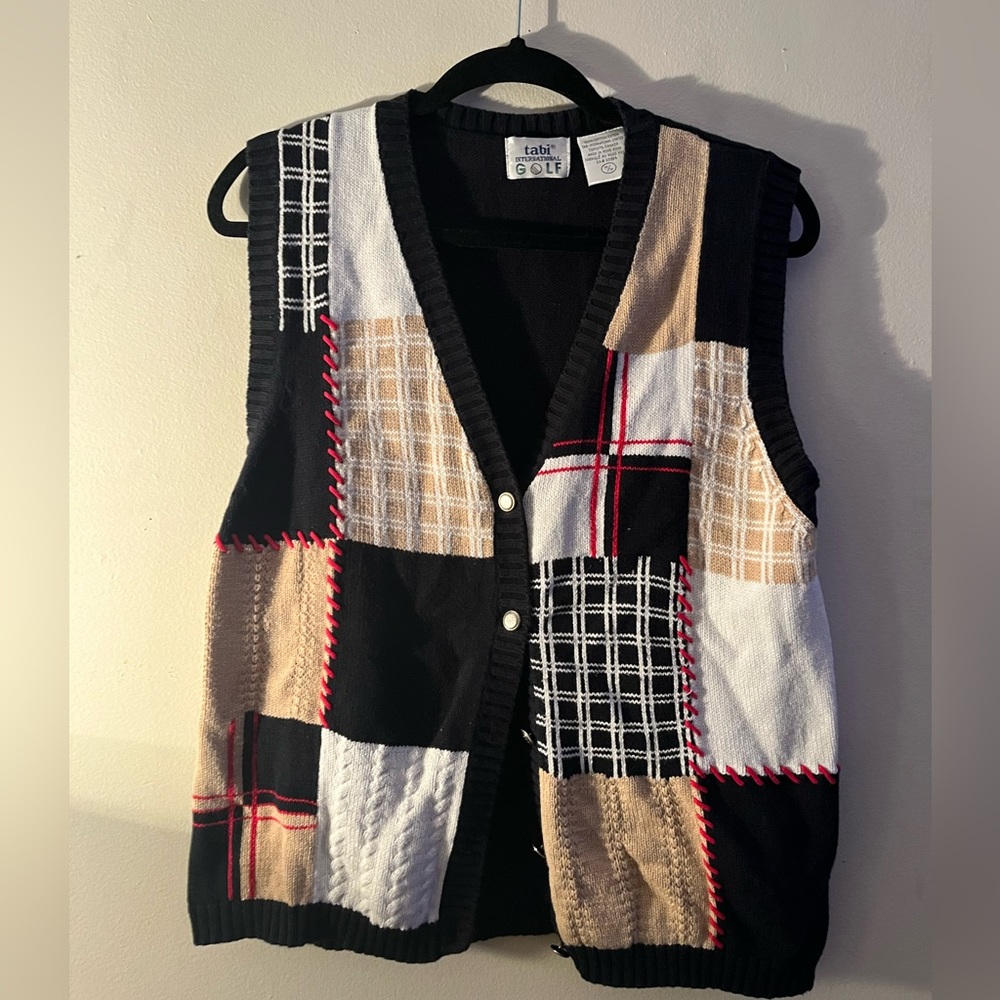 VINTAGE GOLF SWEATER VEST